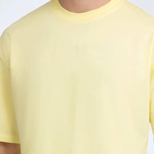 T-shirt à manches courtes pour homme OEM avec logo personnalisé |   T-shirt décontracté en coton uni |   Vente en gros - Product Image 6