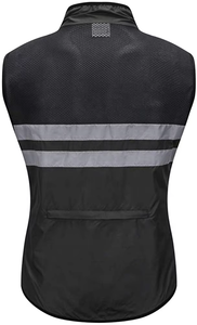 Unisex Sleeveless Cycling Vest <b>Reflective</b> Breathable Mesh Back Bicycle <b>Running</b> Outdoor Gilet Lightweight <b>Jacket</b> - Product Image 3