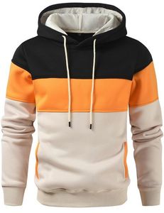 เสื้อฮู้ดดี้สไตล์สตรีทผ้าฝ้าย 100% รุ่นใหม่ล่าสุด สีพื้น สำหรับผู้ชาย สวมใส่สบายๆ - Product Image 3