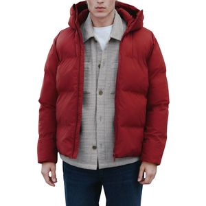 Men Glossy Spider Web Puffer Jacket Hooded Winter Warm Shiny <b>Bubble</b> <b>Coat</b> Thick Padded Outerwear Custom Wholesale Parka Jacket - Product Image 4