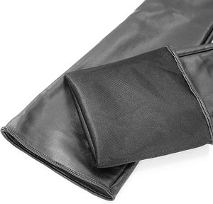 Black Long <b>Gloves</b> for Women,Leather Fashion <b>Gloves</b> with Butterfly Bow - Product Image 4