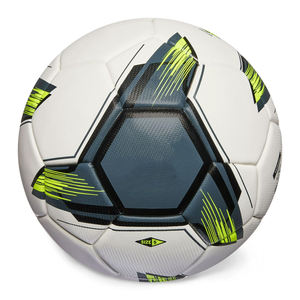 Ballon de football laminé taille 3, blanc, noir, vert citron, pour l'entraînement, de qualité supérieure, dernier style, vente chaude, prix de gros - Product Image 3