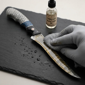 Custom Forged Damascus Steel Fillet <b>Knife</b> Fishing Kitchen Outdoor <b>Boning</b> <b>Knife</b> with Honeycomb Resin <b>Handle</b> Wholesale - Product Image 5
