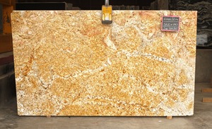 Silo, Diseño Moderno, Granito Imperial Gold, Piedra Natural, Losas Grandes Cortadas con Sierra, Pulido, Ecológico, Duradero, Garantía de Más de 5 Años - Product Image 4
