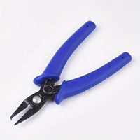 Profesional Stainless Steel Split cincin kawat Crimping bulat rantai hidung dengan pemotong dan sisi pemotong Plier untuk membuat perhiasan