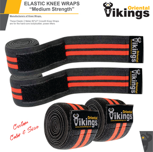 ผ้าพันข้อศอกและข้อเข่าแบบยืดหยุ่นสำหรับออกกำลังกาย ทั้งผู้ชายและผู้หญิง พร้อมแถบปิดแบบตะขอเกี่ยว ผลิตจากไนลอน 100% สำหรับยกน้ำหนัก - Product Image 5