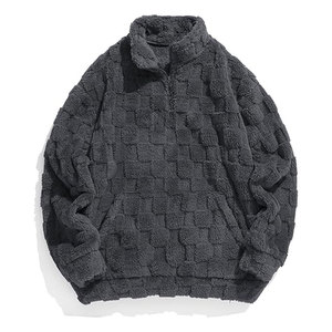 Pull en laine zippé personnalisé pour homme, cardigan tricoté, pull à fermeture éclair, pull décontracté chaud pour homme, vêtements tendance streetwear - Product Image 1