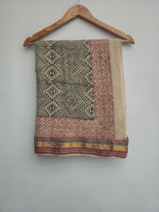 Pareo de Playa Reversible Ecológico de Algodón, Estampado a Mano Indio, Tela Suave de Voile, Pareo de Verano de 1 Pieza, Regalo para Ella - Product Image 5