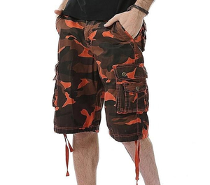 Shorts cargo tactiques respirants personnalisés avec logo pour hommes, taille élastique, séchage rapide, légers, parfaits pour la randonnée - Product Image 3