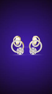 Bien fait 10K Moissanite/Cubic Zirconia / CVD Lab cultivé 14K/18K/22K/925 Boucles d'oreilles en argent pour soeur. - Product Image 5