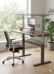 Lumetal Vietnam Modern Adjustable <b>Computer</b> Desks PB Wood Surface Powder Coating Indoor Commercial <b>Office</b> Building Model S7105 - Product Image 3
