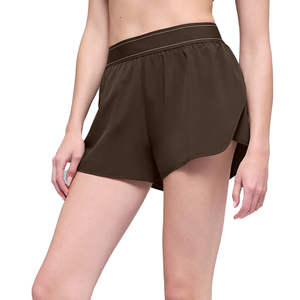 Women <b>Compression</b> Top Tennis Shorts Set Women 2 piece set Nylon Spandex Activewear Stretch Woven Sport set Custom OEM Factory - Product Image 5