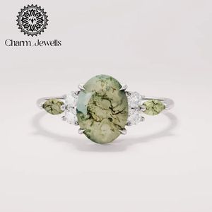 Bague de Fiançailles Romantique Charm_Jewells pour Femme, Plaqué Argent Or Jaune, Moissanite Taille Coussin, Diamants Motif Végétal - Product Image 4