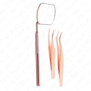 High Quality 3PCS Stainless Steel Eyelash Extension Tweezers Set Mirror Finish Professional Lash <b>Tools</b> for Beauty Use - Product Image 5