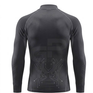 Tight Fit Muscle Support <b>Compression</b> Top <b>For</b> Football Players Moisture Wicking Fabric And Soccer Training Sessions - Product Image 2