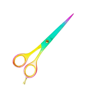 Acero inoxidable de alto carbono 6,5 pulgadas salón y uso doméstico tijeras de peluquería tijeras de belleza recubiertas de polvo con punta afilada - Product Image 2