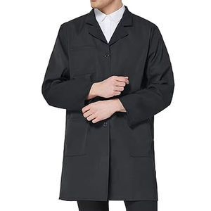 เสื้อกาวน์แล็บคุณภาพสูง แขนยาว สำหรับแพทย์และพยาบาล - Product Image 6