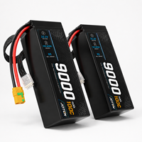 Batterie LiPo JOTEN FPV UAV 6S 22.2V 9000mAh 100C XT90S à décharge rapide, rechargeable, pour drone et avion RC