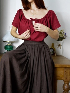 Rayon Casual Summer Chemise <b>Dress</b> Cottage Core Primrose Wardrobe Essential Comfort Versatile Eco-Friendly Anti-Wrinkle - Product Image 3