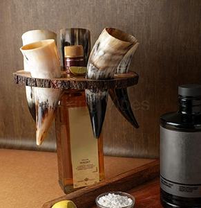 Juego de 5 vasos para beber para fiesta, taza de cuerno original con cuernos vikingos hechos a mano genuinos - Product Image 4