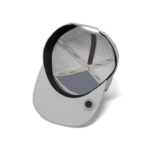 Casquette de golf imperméable fabriquée au Vietnam avec logo personnalisé en patch de caoutchouc, casquette snapback camouflage 7 panneaux haute performance avec patch en cuir, Gorras de sport - Product Image 5