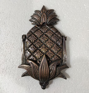 Aldaba de puerta de piña de latón de alta calidad, herrajes de Metal indios hechos a mano, aldaba de puerta pulida a granel al por mayor - Product Image 4