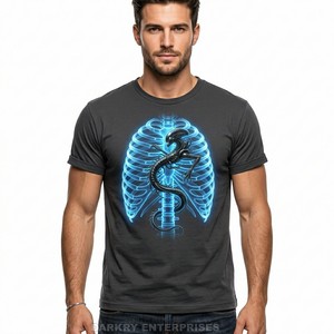 Camiseta de Hombre al por Mayor, Personalizada, Estilo Urbano, con Gráfico 'Dead Inside', 100% Algodón, Impresión de Alta Calidad, Estilo Vintage - Product Image 6