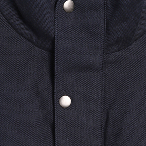 <b>Mens</b> Winter Uniform <b>Jacket</b> Single Breasted Casual Stand Collar Button Front <b>Utility</b> Coat Windproof Breathable Washed ODM Custom - Product Image 3