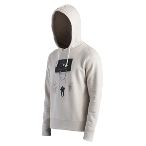 <b>Men's</b> Hooded Sweatshirt Cotton Casual Print Front Logo Autumn Regular Fit Knitted Sleeve Style Regular - Product Image 2