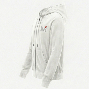 ชุดเซ็ตแทรคสูทลำลองผ้ากำมะหยี่พิมพ์ลายสำหรับผู้ชาย เสื้อฮู้ดซิป กางเกงจ็อกเกอร์  รับผลิตตามสั่งจาก Maluza Industries - Product Image 4