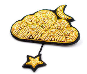 Patch brodé de luxe en forme d'aile de cœur dorée, à coudre sur tissu, pour vestes, sacs, chapeaux, vêtements, logo personnalisé, vente en gros - Product Image 3
