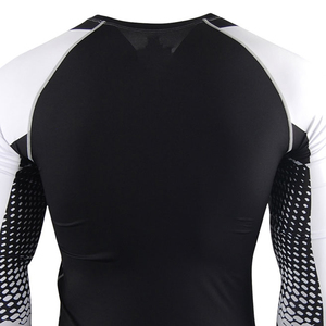 Camiseta de Manga Larga para Hombre, Protección UV, Impresión Digital Blanca, Tejido Transpirable de Poliéster/Spandex de 300g - Product Image 6