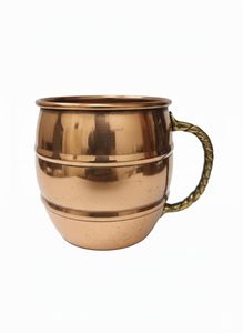 Classic Copper Moscow Mule <b>Mugs</b> With Smooth Finish Perfect For Cold Beverages In Kitchen Bar And Dining Spaces - Product Image 2