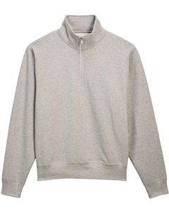 Sudadera de Forro Polar para Hombre con Cierre de Cremallera, Sudadera de Algodón Personalizada con Cremallera de 1/4, 100% Forro Polar - Product Image 1