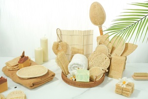 Esponja de lufa vietnamita reutilizable Natural, depurador de espalda, baño duradero, ducha, cuerpo, esponja, exfoliante profundo, piel suave - Product Image 5