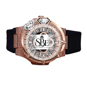 Reloj de Diamantes Moissanite Plateado para Hombre, Exportador Indio, Reloj de Lujo Brillante Disponible en Grandes Cantidades - Product Image 1