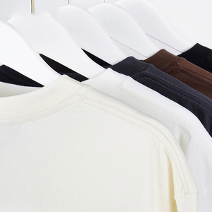 T-shirt unisexe uni, logo personnalisé imprimé en sérigraphie, design surdimensionné, 100% coton, blanc formel, vêtements pour hommes - Product Image 6