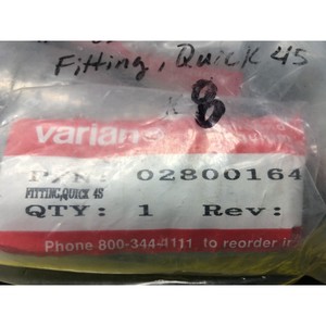 8 Varian 0280016451 Fitting, Quick 4S, 125613 - อุปกรณ์และอะไหล่เซมิคอนดักเตอร์ระดับโลกที่เชื่อถือได้ - Product Image 1