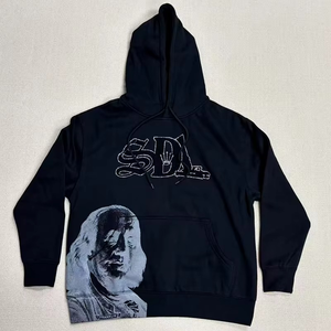 Sudaderas SDL de Invierno 100% Algodón, Personalizadas con Logotipo, Diseño Impreso, Pedrería, Corte Regular, Estilo Urbano, Gruesas y con Relieve - Product Image 4