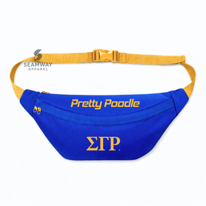 Riñonera Sigma Gamma Rho Sorority para mujer, bandolera de Cordura, riñonera para exteriores, cangurera utilitaria, riñonera informal - Product Image 1