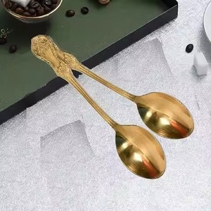 Hotel Catering Metal <b>Tea</b> Spoon Stainless Steel <b>Coffee</b> Spoon <b>Sugar</b> Stirring Spoon Dessert Cutlery Dining Table - Product Image 4