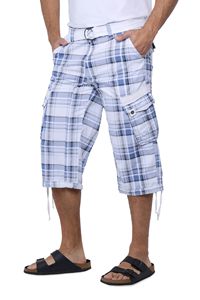 Shorts amples en coton 100% 340G personnalisés, pantalon de survêtement déstructuré à double taille, délavé et vieilli, coupe capri - Product Image 3