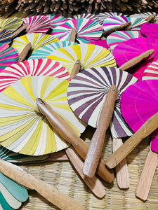 พัดมือทำจากมะพร้าวเวียดนาม วัสดุธรรมชาติจากมะพร้าว สำหรับคลายร้อนในฤดูร้อน ใช้ตกแต่งได้ จำหน่ายส่งจากโรงงาน - Product Image 5