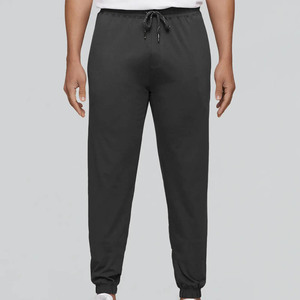 Sweatpants pour hommes avec logo personnalisé à faible MOQ, taille élastique avec cordon de serrage, joggers décontractés pour hommes en gros avec poches latérales à prix bas - Product Image 4