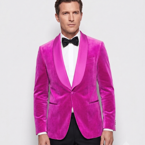 Medium Weight Purple Velvet Fabric 100% Polyester Woven Solid Plain Style 130 GSM Breathable Soft Luxurious Wedding Apparel - Product Image 3