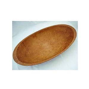 Handmade Rustic Wooden <b>Dough</b> <b>Bowl</b> Long Oval Decorative Wood Serving Tray Rustic Farmhouse Centerpiece Table Decor <b>Dough</b> <b>Bowl</b> - Product Image 1