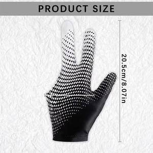 Geo Brothers Model 965 New Custom Logo High Quality Nylon Unisex Sportswear <b>Snooker</b> Gloves Non-Slip UV Protection <b>Billiard</b> - Product Image 4