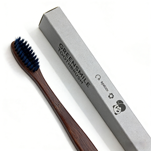 Boîtes à brosses à dents en papier kraft biodégradable écologiques, vente en gros, logo personnalisé en relief, emballage cosmétique - Product Image 3