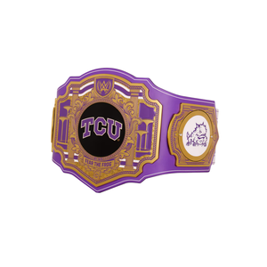 เข็มขัดแชมป์ TCU Horned Frogs แบบปรับแต่งได้ เข็มขัดมวยปล้ำคุณภาพสูง เข็มขัดแชมป์กีฬาสำหรับนักสะสมและแฟนๆ - Product Image 6