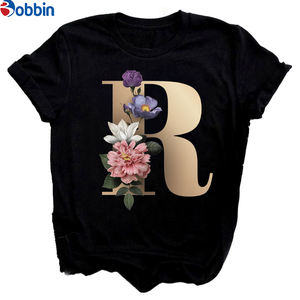 Camiseta de Moda para Mujer, Nueva Camiseta de Verano para Parejas, Ropa Transpirable con Estampado de Alfabeto, Combinación de Letras con Nombre Personalizado - Product Image 6